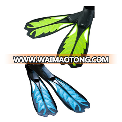 New model easy adjustable freediving fins long blade diving fin