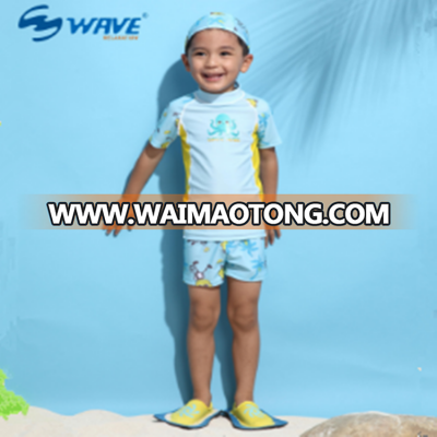 Colored printed uv protection suits kids custom logo design your own rash guard