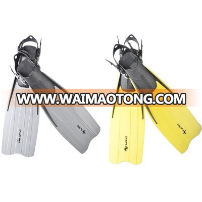 Wave new design open heels long blade spearfishing scuba diving fins