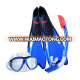 Wave silicone snorkel mask fins set gear scuba diving equipment